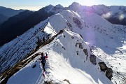 Sulle nevi di Arete (2227 m) e Valegino (2415) dal Forno di Cambrembo il 17 dicembre 2016 - FOTOGALLERY